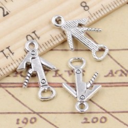 Knife / bottle opener - silver antique pendants - for jewellery making - 20 piecesBracelets