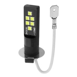 Car fog / DRL light - LED bulb - H3 - DC12V 3030 SMD 6000K white - 2 piecesDaytime Running Lights (DRL)