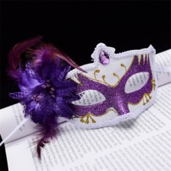 Sexy Venetian eye mask - with diamond / feather flower / glitterMasks