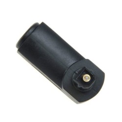 Digital optical audio cable - adapter - male to female - 90 degree right angle - 360 rotatable - for Toslink optical cableCables