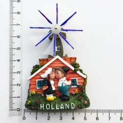 Netherlands - fridge magnets - dutch windmill - Amsterdam - bikesFridge magnets
