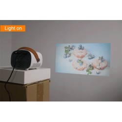 AAO YG230 - mini projector - 1080P - WiFi - multi screen - with speakerProjectors