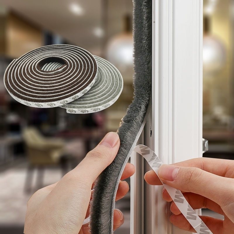 3M/5M - self-adhesive sealing brush tape - windproof - soundproof - doors / windows insulationAdhesives & Tapes 3M/5M - self-adhesive sealing brush tape - windproof - soundproof - doors / windows insulationAdhesives & Tapes