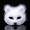 Sexy Venetian mask - with fur rabbit face - Halloween / masqueradeMasks
