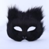 Sexy Venetian mask - with fur rabbit face - Halloween / masqueradeMasks