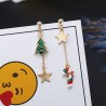 Christmas tree - stars - earringsEarrings