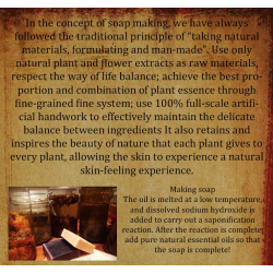 Natural handmade soap - whitening / cleansing - carrot - 50gSkin