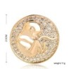 Round midwife's brooch - with crystals - coin shaped - unborn babyBrooches