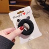 Plush elastic hair band - with frog eyesHair