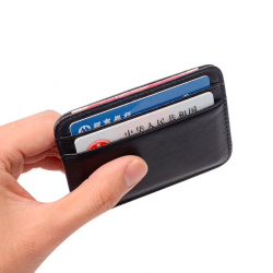 Super slim - mini wallet - purse - card holder - genuine leatherWallets
