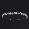 Luxurious tiara - crystal headband - flowers / leavesHair