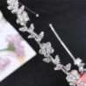 Luxurious tiara - crystal headband - flowers / leavesHair