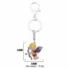 Enamel keychain - with cupid angelKeyrings