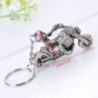 Skeleton on motorbike - keychainKeyrings