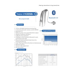 Hearing aid - Bluetooth - wireless - rechargeable - Open Fit OE - OTCHearing aid