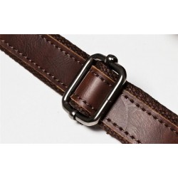 Trendy shoulder leather bag - cylindrical shapeBags