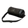 Trendy shoulder leather bag - cylindrical shapeBags