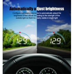 WIIYII M8 - HUD - head-up display - overspeed warning system - windshield projector - OBD2 II - EUOBDDiagnosis