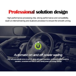 WIIYII M8 - HUD - head-up display - overspeed warning system - windshield projector - OBD2 II - EUOBDDiagnosis
