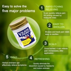 Pain balm - headache / itching / muscle pain / cooling / refresh creamSkin