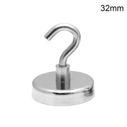 Magnetic hanging hook - strong neodymium magnet - 32mm - 5.5kgMagnets