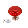 Elegant furniture knobs - glass diamond shapeFurniture