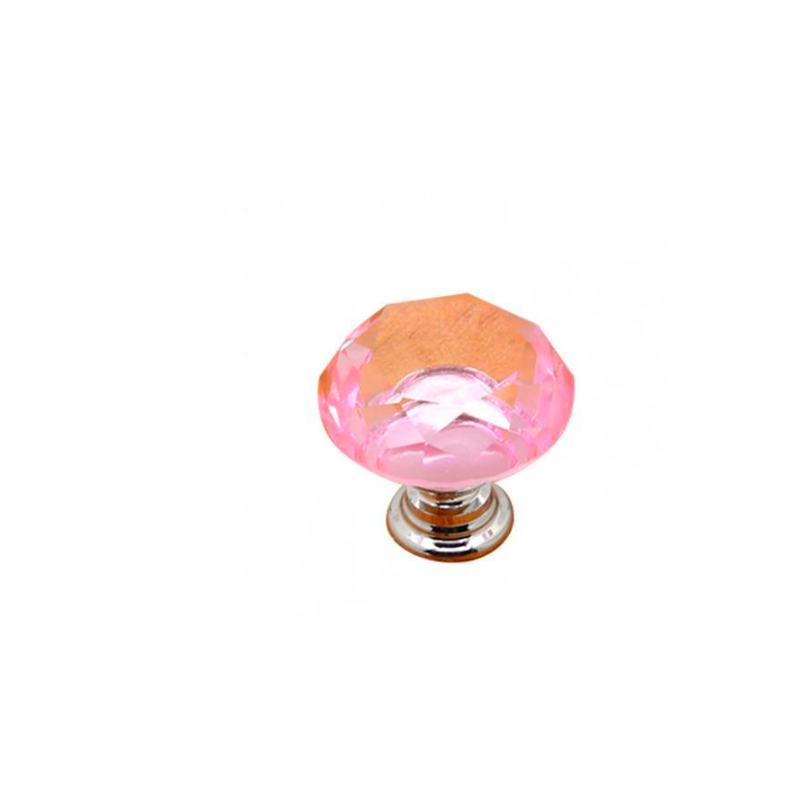 Elegant furniture knobs - glass diamond shapeFurniture