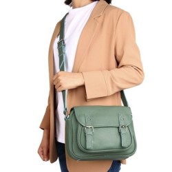 Elegant shoulder bag - genuine leatherBags