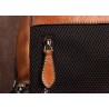 Women's retro backpack - floral embossing - genuine leather - large capacityBackpacks