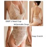 Transparent lace bodysuit - sexy lingerieLingerie
