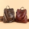 Multifunction vintage shoulder bag - leather backpack - waterproofBackpacks