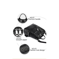 Multifunction vintage shoulder bag - leather backpack - waterproofBackpacks
