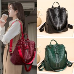 Elegant leather backpack - multifunction shoulder bagBackpacks