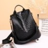 Fashionable vintage backpack - multifunction shoulder leather bag - snake skin patternBackpacks