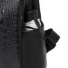 Fashionable vintage backpack - multifunction shoulder leather bag - snake skin patternBackpacks