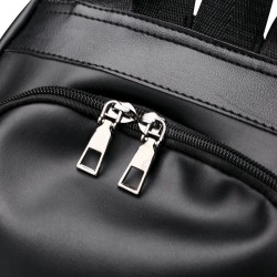 Fashionable vintage backpack - multifunction shoulder leather bag - snake skin patternBackpacks