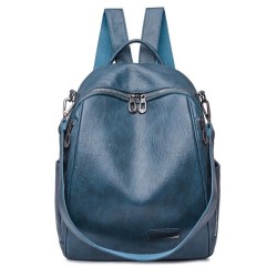 Multifunctional backpack - fashionable shoulder leather bagBackpacks