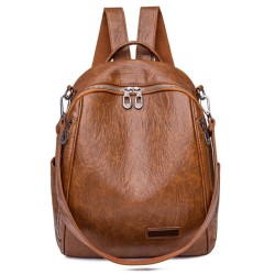 Multifunctional backpack - fashionable shoulder leather bagBackpacks