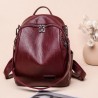 Multifunctional backpack - fashionable shoulder leather bagBackpacks