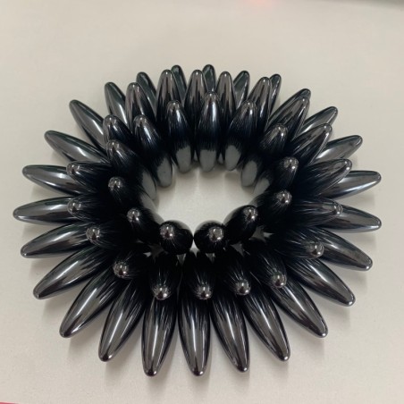 Black oval magnetic ball - neodymium magnet - 60 * 18mmMagnets