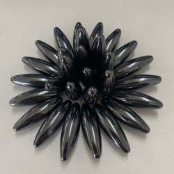 Black oval magnetic ball - neodymium magnet - 60 * 18mmMagnets