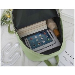 Large capacity backpack - handbag - shoulder bag - pencil case - letters print - 4 pieces setSets
