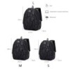 Fashionable backpack - laptop bag - waterproof - USB charging port - carving designBackpacks