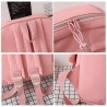 Backpack - pencil case - shoulder bag - handbag - with animal pendant keychain - 4 pieces setSets