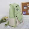 Large capacity backpack - handbag - shoulder bag - pencil case - letters print - 4 pieces setSets