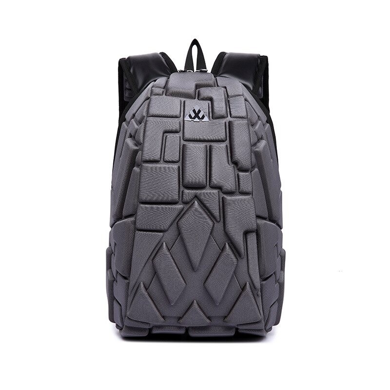 Fashionable backpack - laptop bag - waterproof - USB charging port - carving designBackpacks