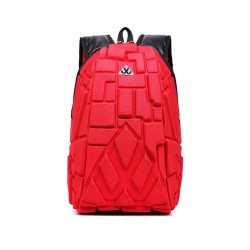 Fashionable backpack - laptop bag - waterproof - USB charging port - carving designBackpacks