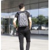 Fashionable backpack - laptop bag - waterproof - USB charging port - carving designBackpacks