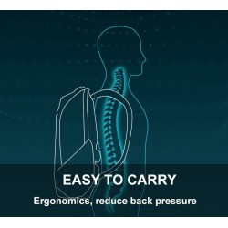 Fashionable backpack - laptop bag - waterproof - USB charging port - carving designBackpacks