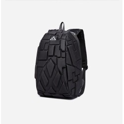 Fashionable backpack - laptop bag - waterproof - USB charging port - carving designBackpacks